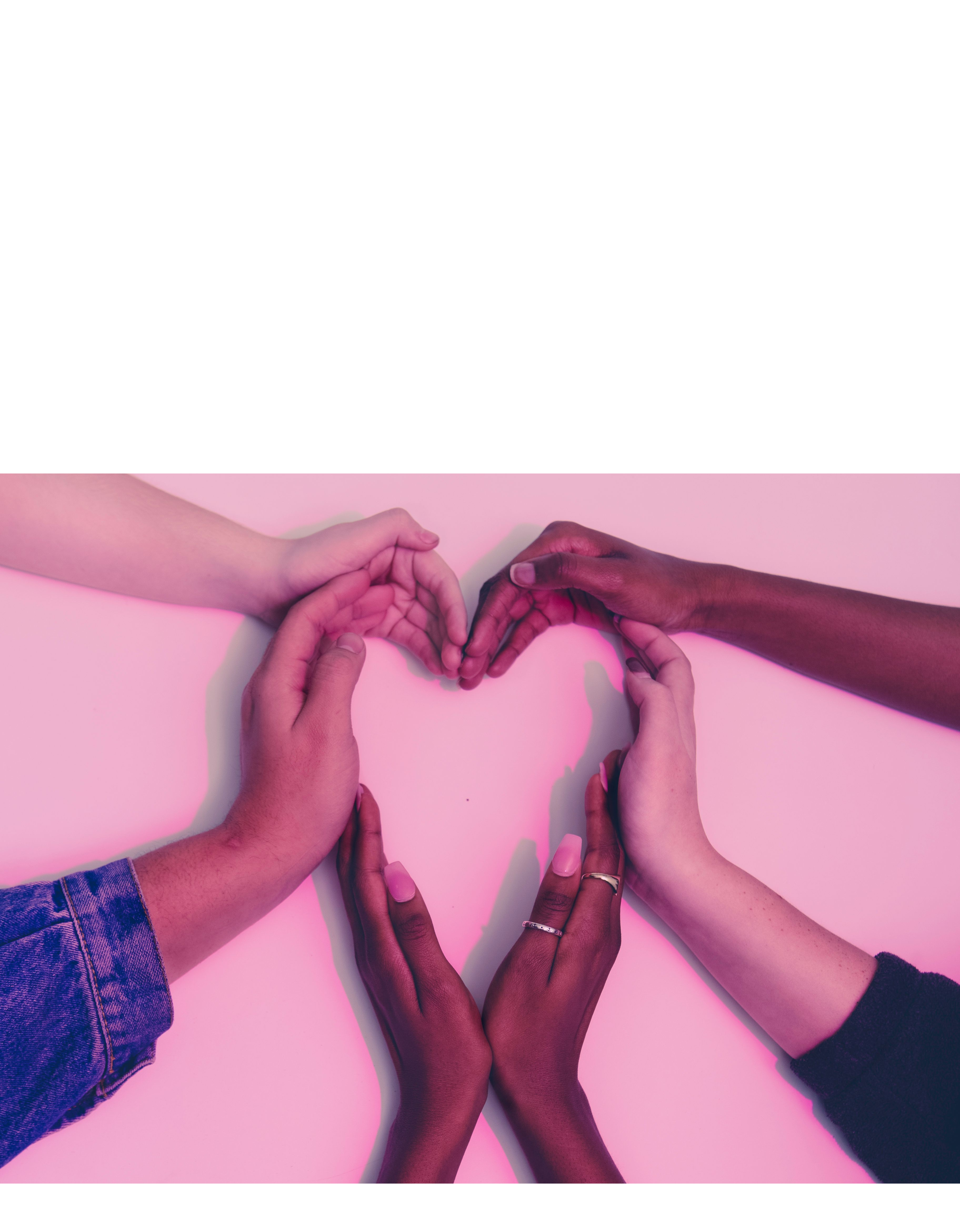 Two people holding hands in support — compassion-first care.